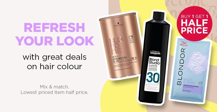 Refresh your look with great deals on hair colour 