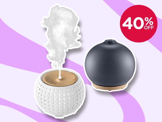 Transform your space with 40% off Ellia Diffusers